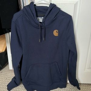 Navy blue carhartt hoodie